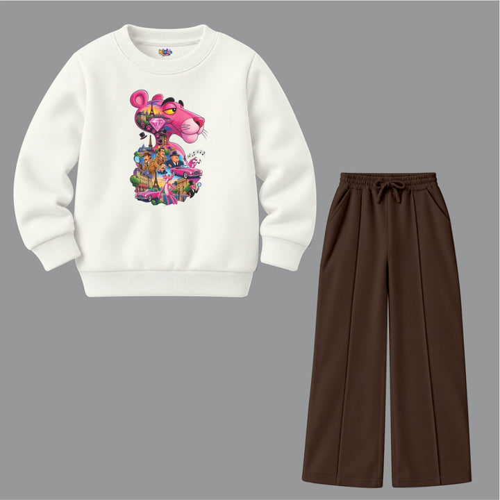The Pink Panther with Paris diamond(Fleece Pair)