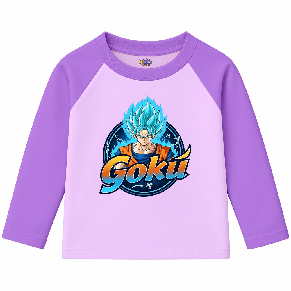 Goku Super Saiyan Blue (Ragnal Sleeve Shirt) (Copy)