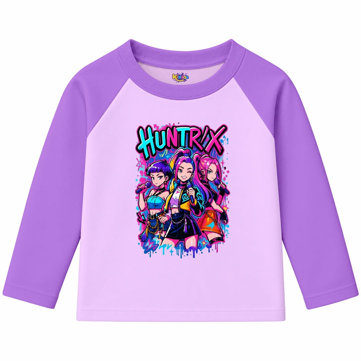 Demon Hunter Girls Huntrix (Ragnal Sleeve Shirt)