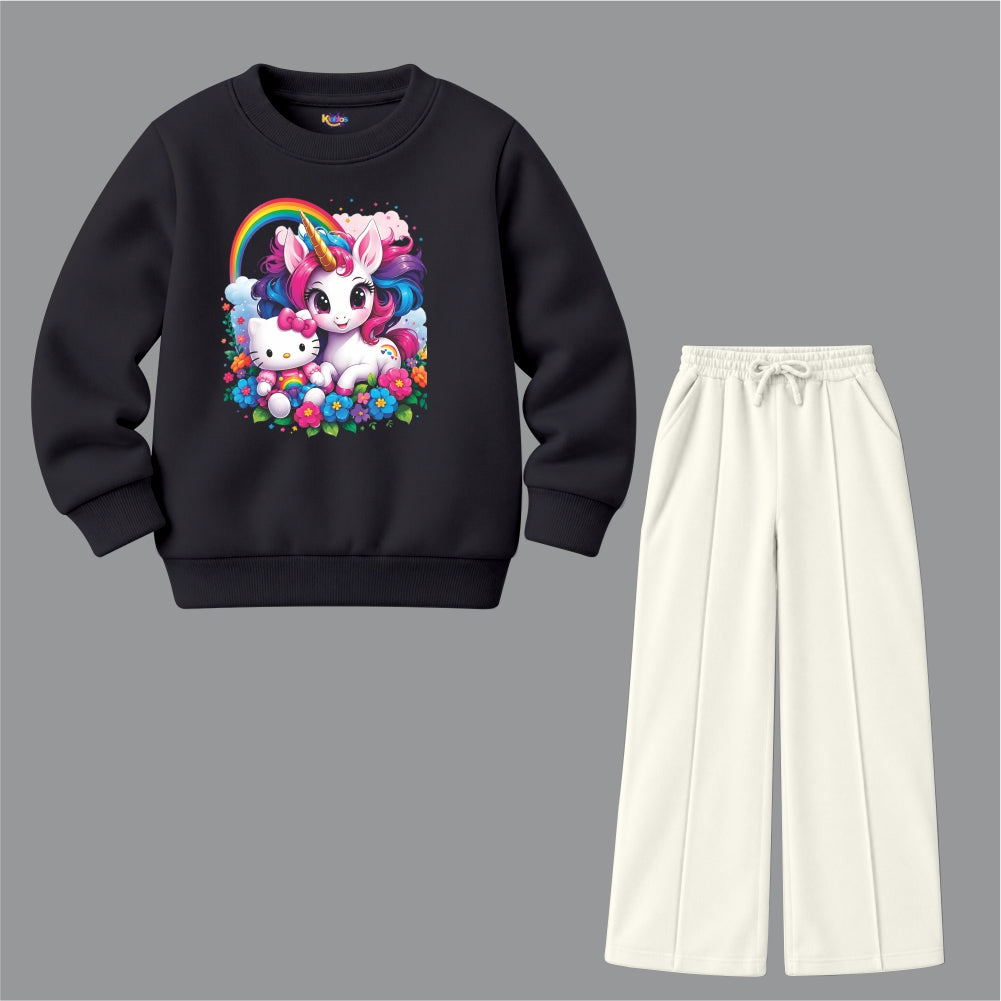 Hello Kitty Unicorn Rainbow (Fleece Pair)