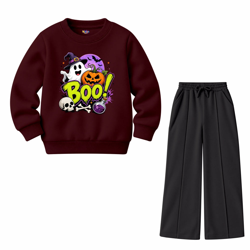 Boo Ghost Halloween (Fleece Pair)