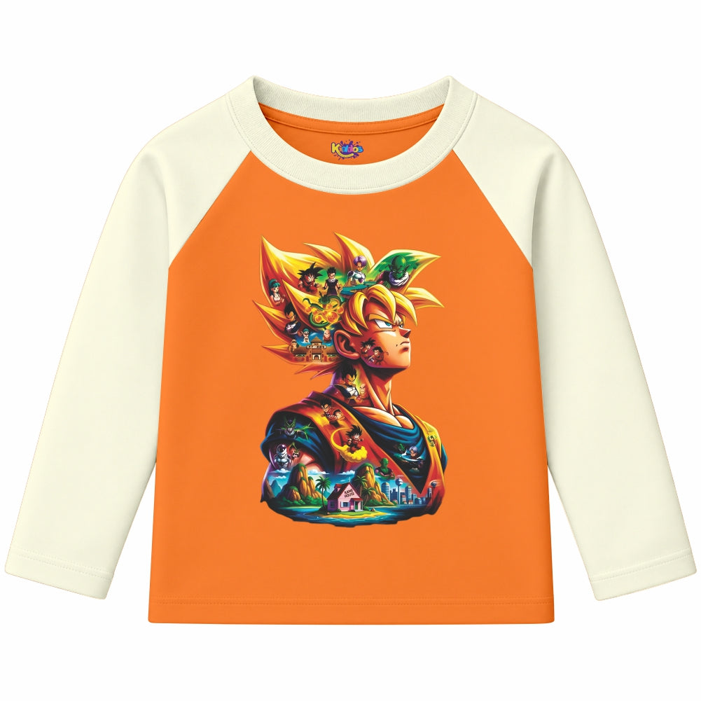 Goku Multiuniverse (Ragnal Sleeve Shirt)