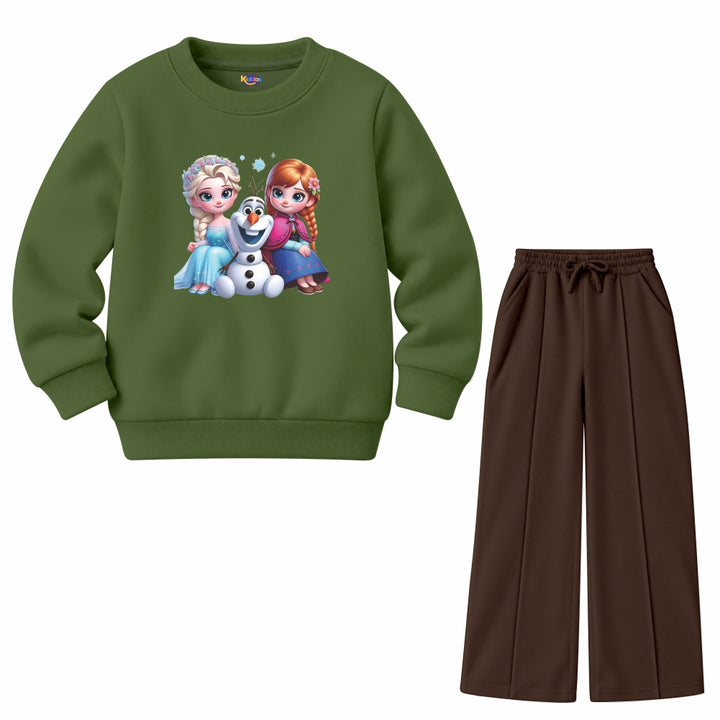Frozen Elsa Anna Olaf (Fleece Pair)