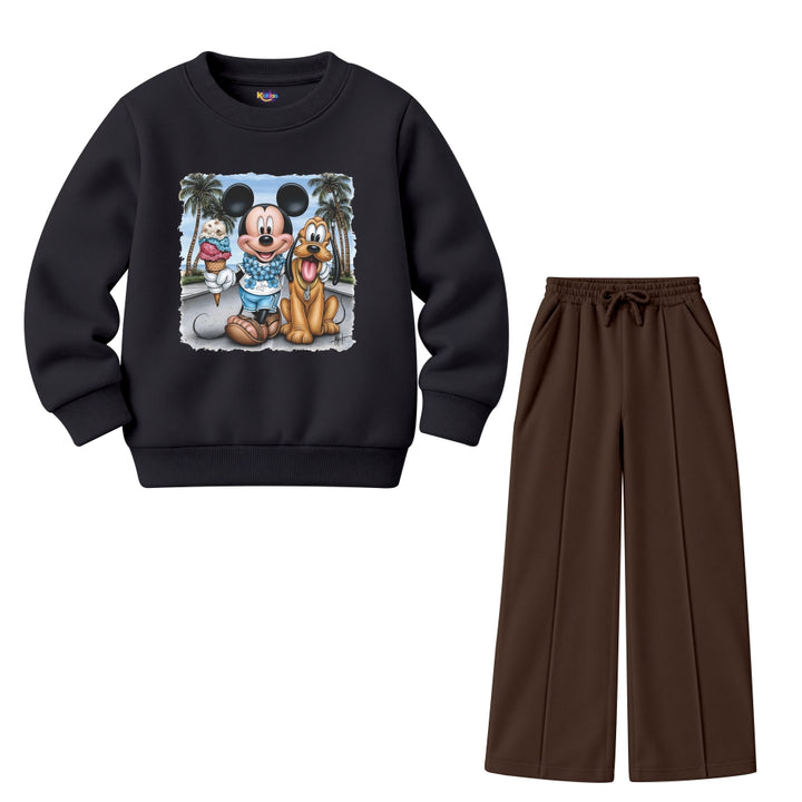 Mickey & Pluto Beach (Fleece Pair)