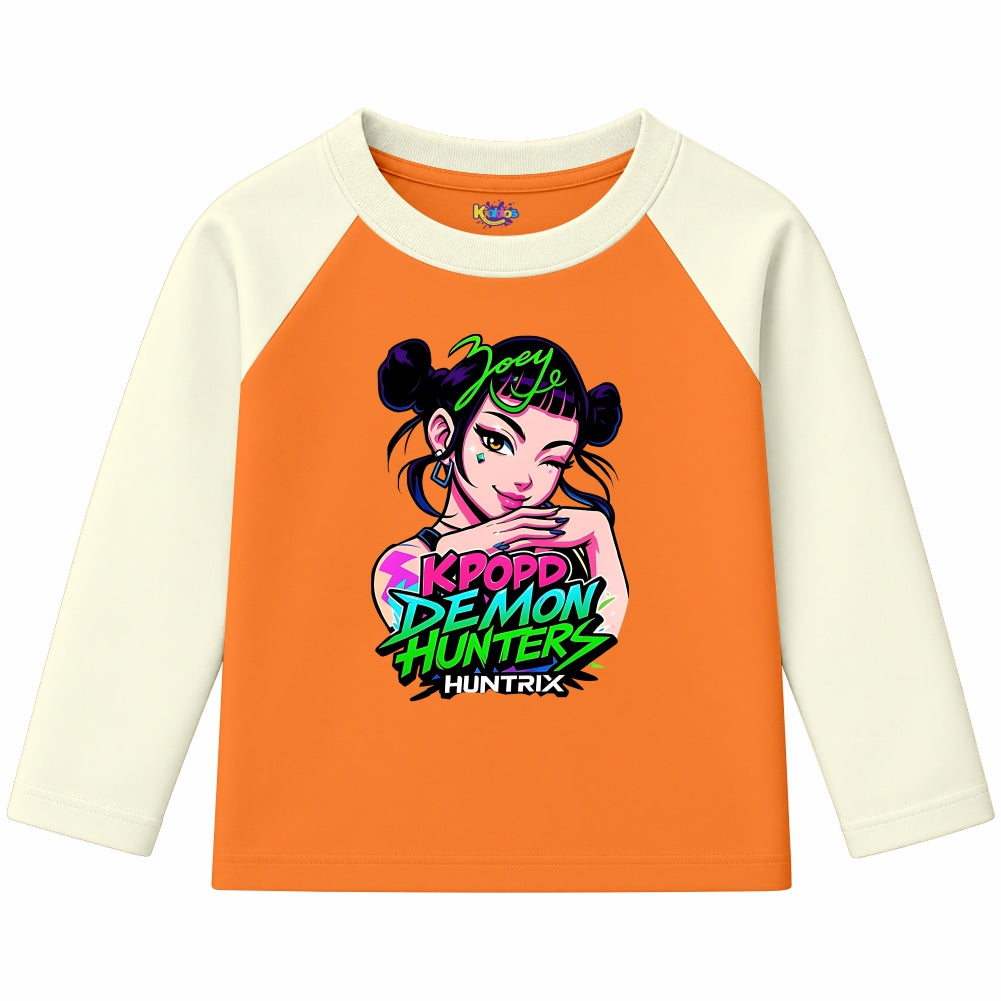 Zoey KPOP Demon Hunters (Ragnal Sleeve Shirt)