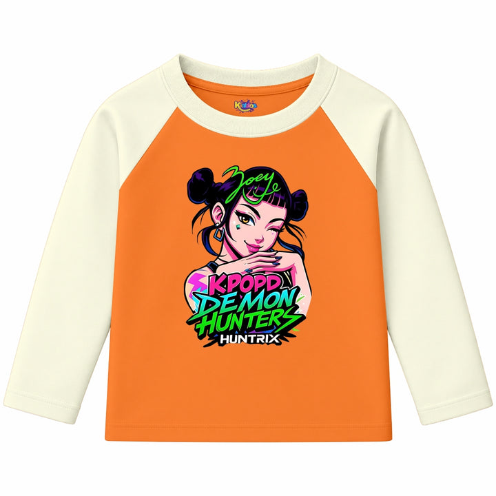 Zoey KPOP Demon Hunters (Ragnal Sleeve Shirt)