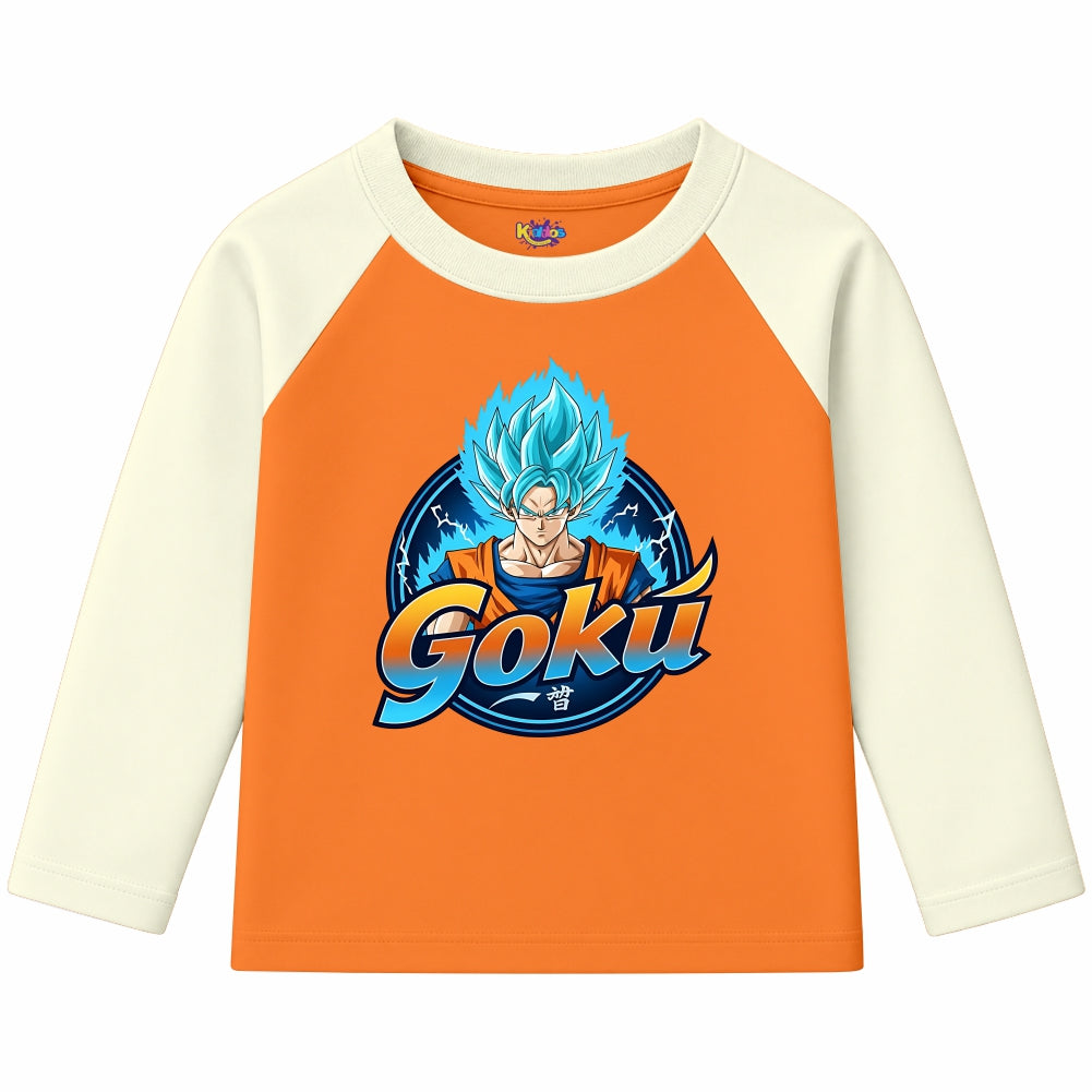 Goku Super Saiyan Blue (Ragnal Sleeve Shirt) (Copy)