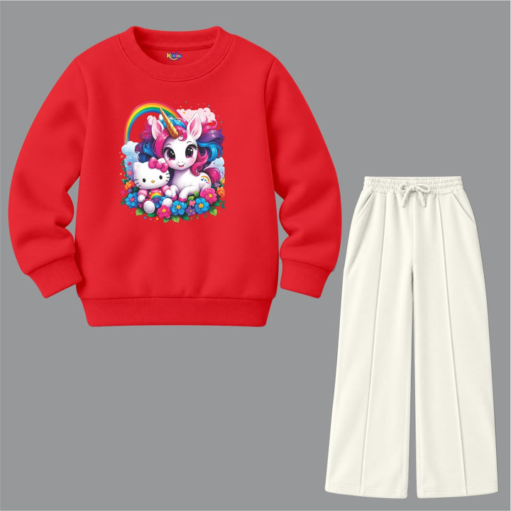 Hello Kitty Unicorn Rainbow (Fleece Pair)