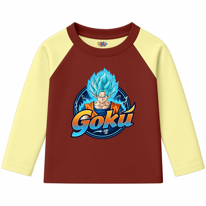 Goku Super Saiyan Blue (Ragnal Sleeve Shirt) (Copy)