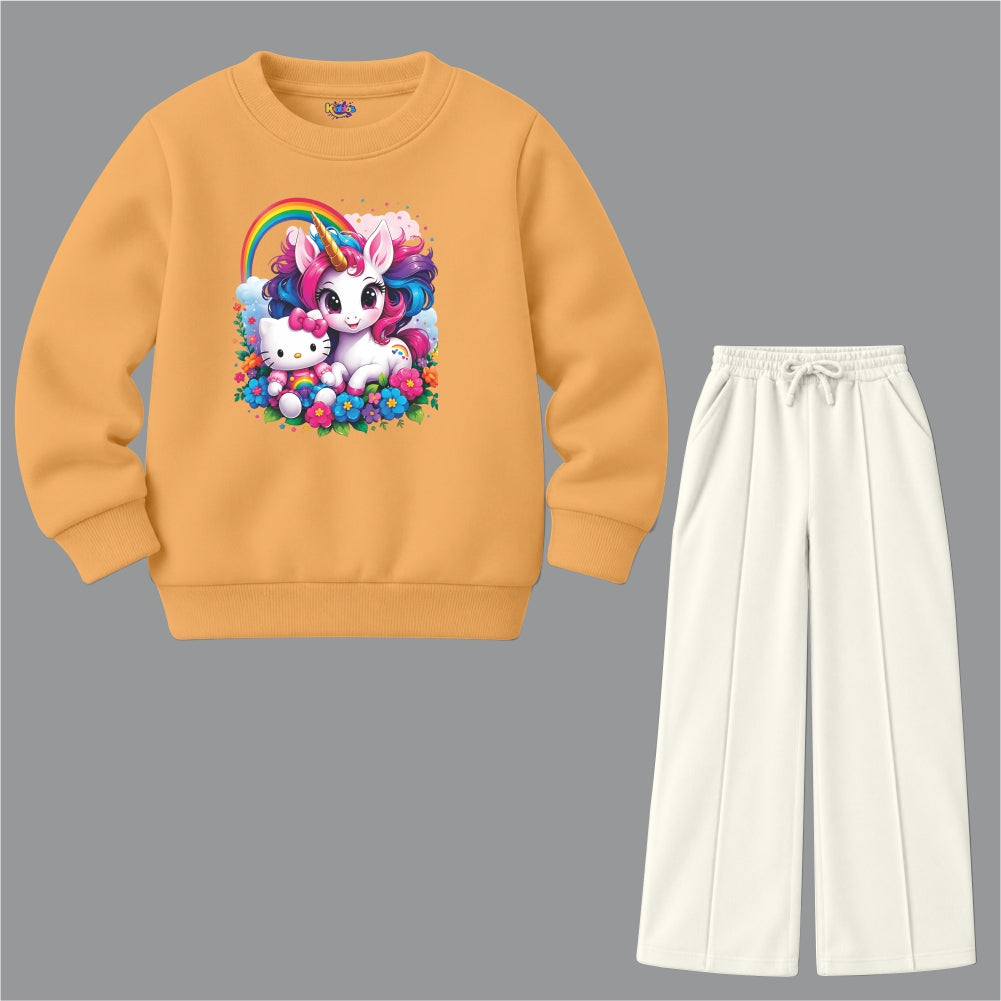 Hello Kitty Unicorn Rainbow (Fleece Pair)
