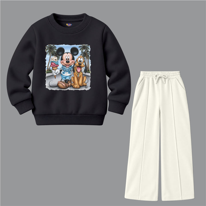 Mickey & Pluto Beach (Fleece Pair)