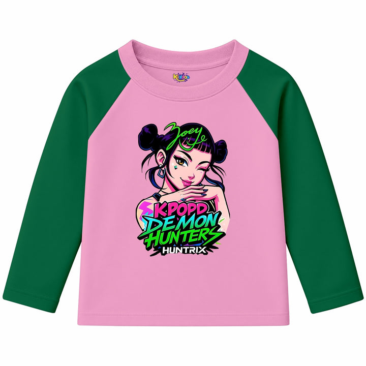 Zoey KPOP Demon Hunters (Ragnal Sleeve Shirt)