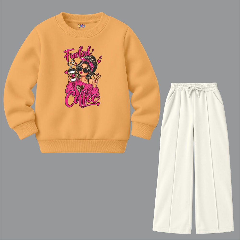 Coffee Lover Girl (Fleece Pair)