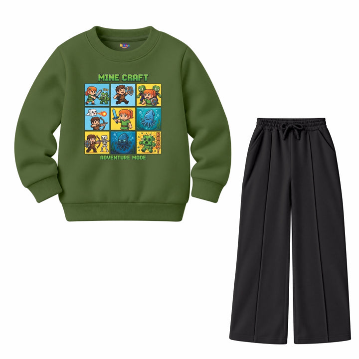 Boys Pixel Adventure (Fleece Pair)