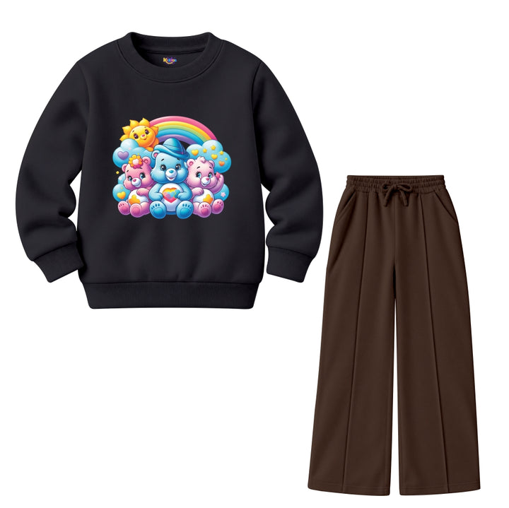 Girls Rainbow Bears (Fleece Pair)