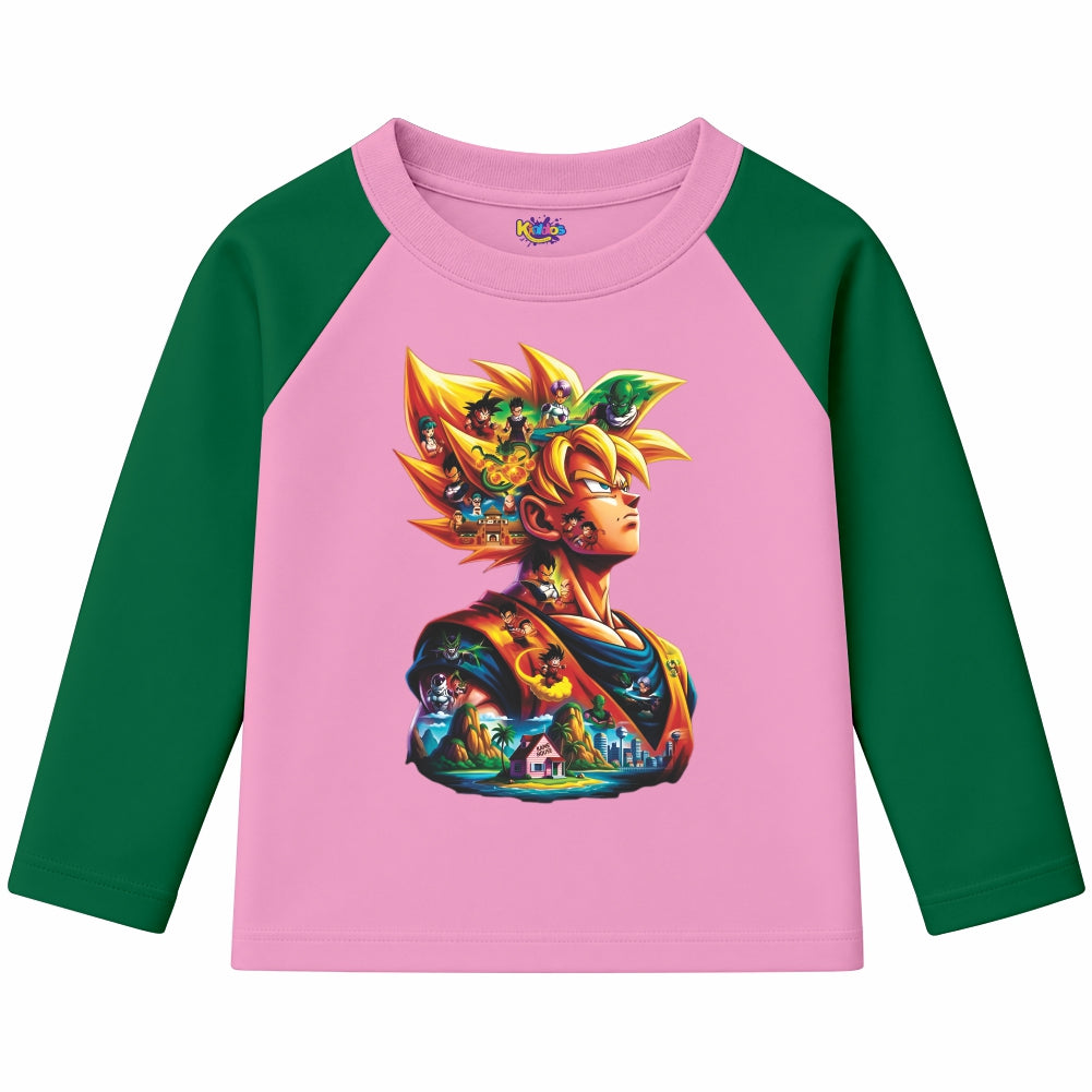 Goku Multiuniverse (Ragnal Sleeve Shirt)