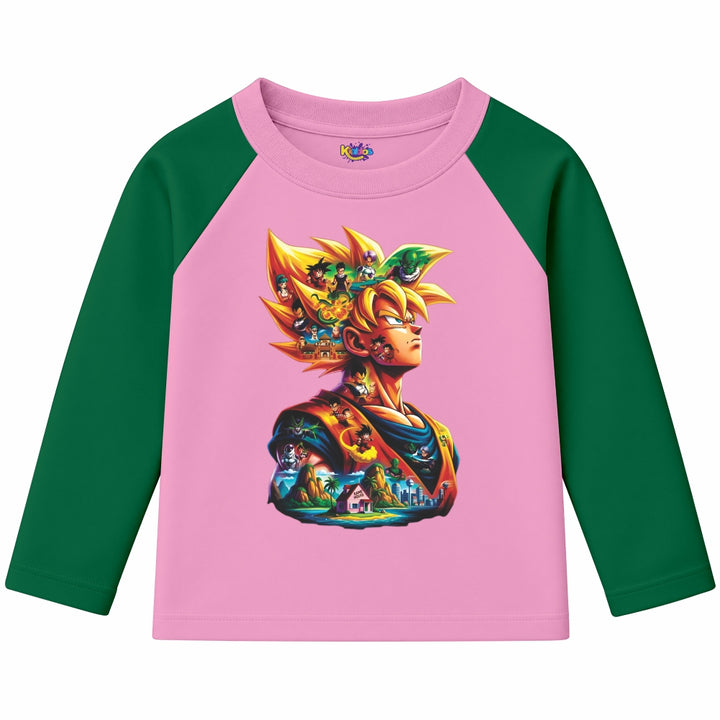 Goku Multiuniverse (Ragnal Sleeve Shirt)