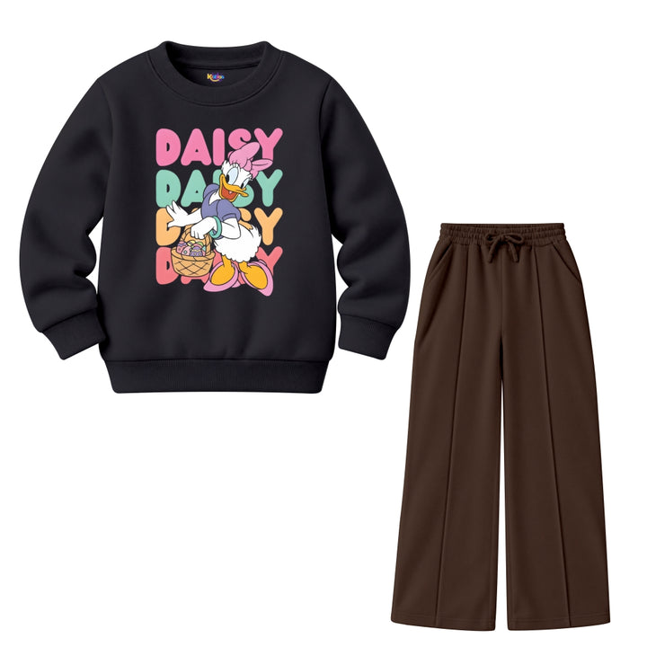 Daisy Little Girls Retro Duck (Fleece Pair)