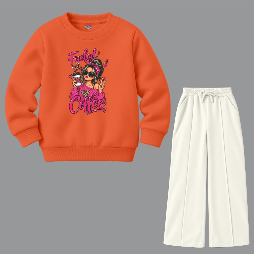 Coffee Lover Girl (Fleece Pair)