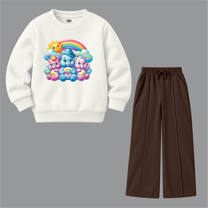 Girls Rainbow Bears (Fleece Pair)