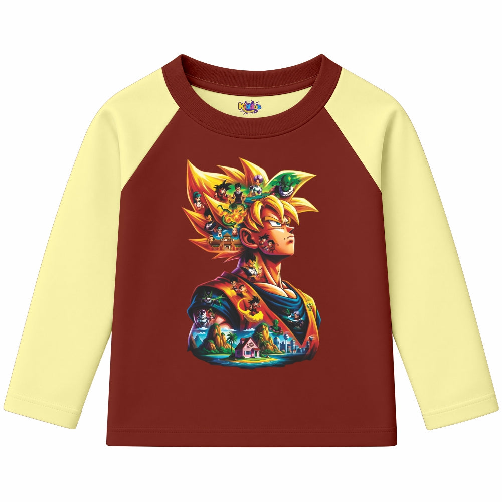 Goku Multiuniverse (Ragnal Sleeve Shirt)