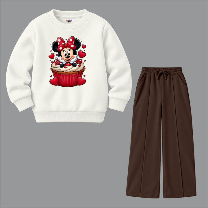 Mickey Heart Cup Cake (Fleece Pair)