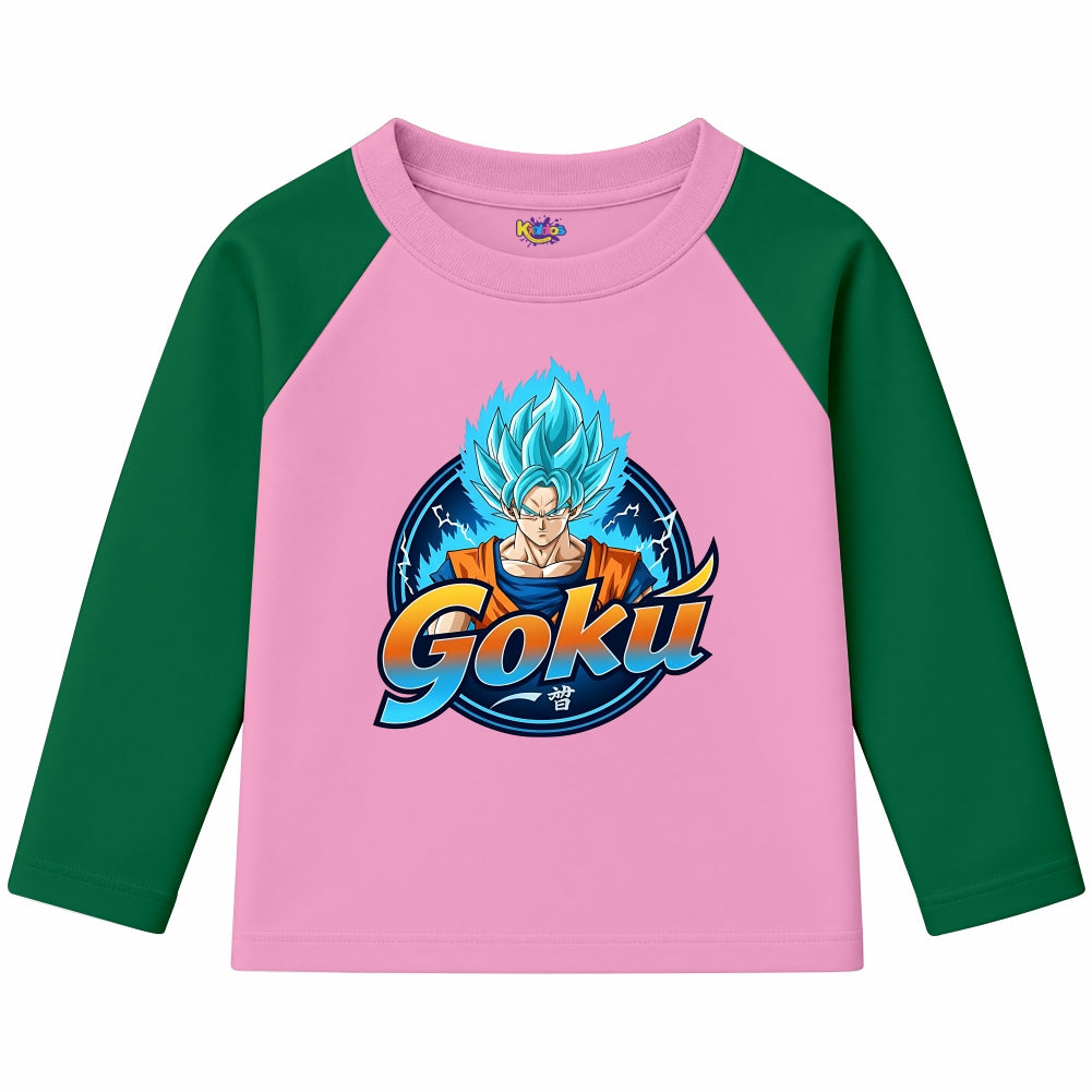 Goku Super Saiyan Blue (Ragnal Sleeve Shirt) (Copy)