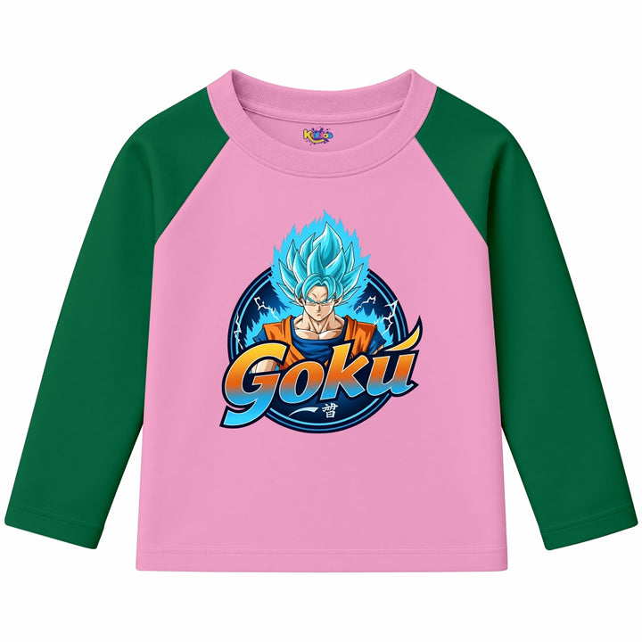 Goku Super Saiyan Blue (Ragnal Sleeve Shirt) (Copy)