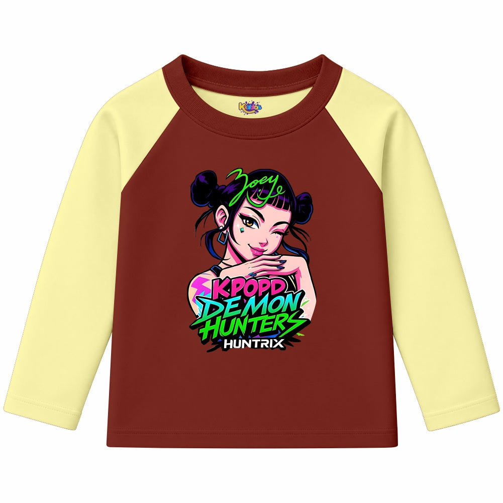 Zoey KPOP Demon Hunters (Ragnal Sleeve Shirt)
