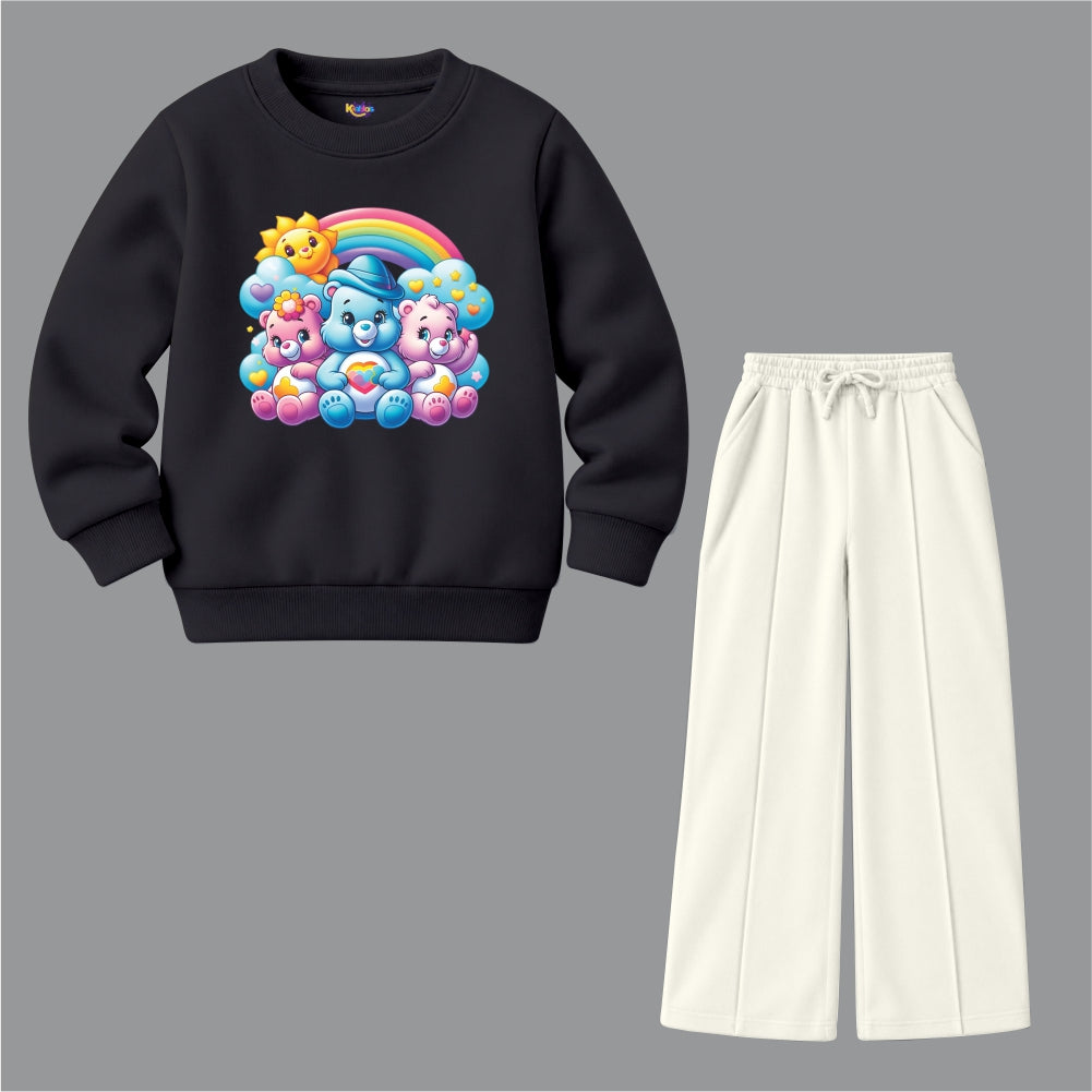 Girls Rainbow Bears (Fleece Pair)