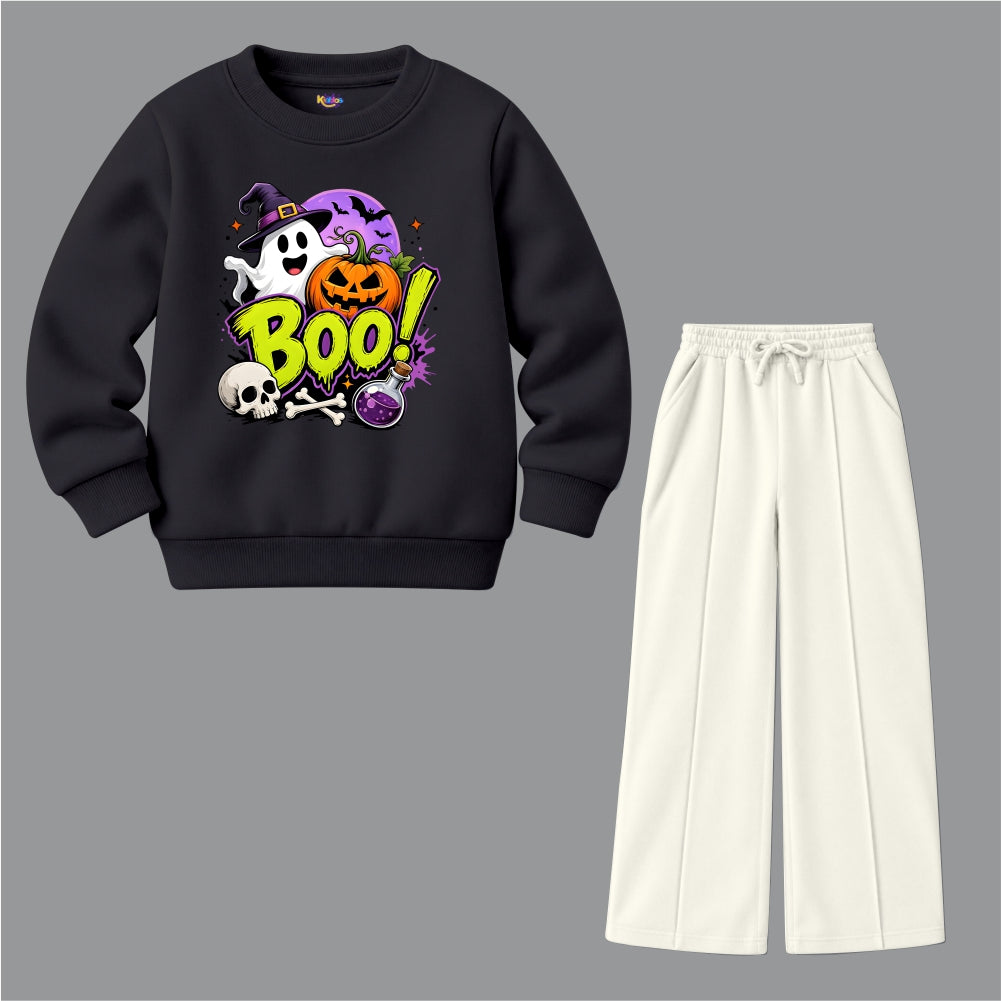 Boo Ghost Halloween (Fleece Pair)