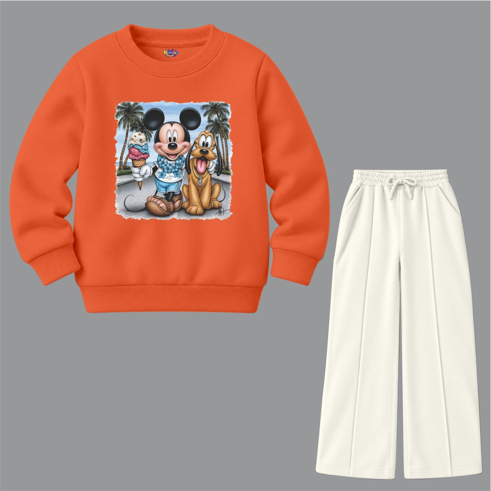 Mickey & Pluto Beach (Fleece Pair)