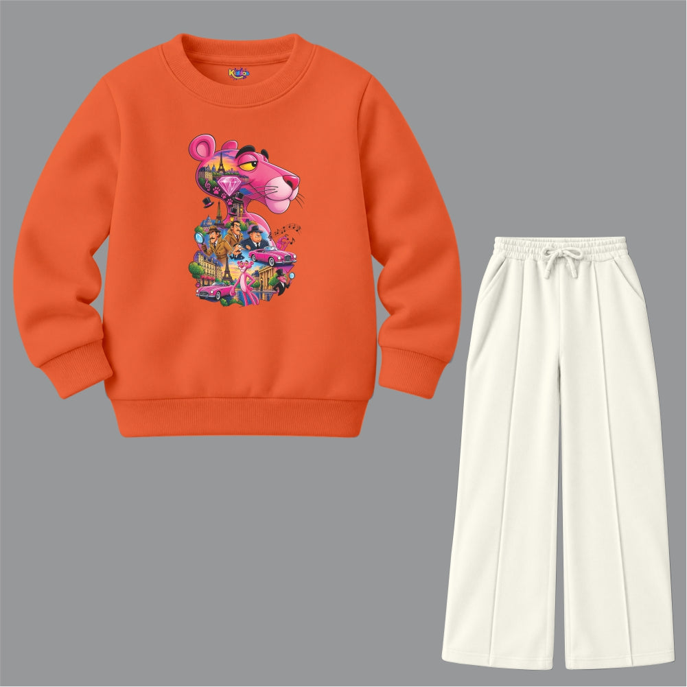 The Pink Panther with Paris diamond(Fleece Pair)