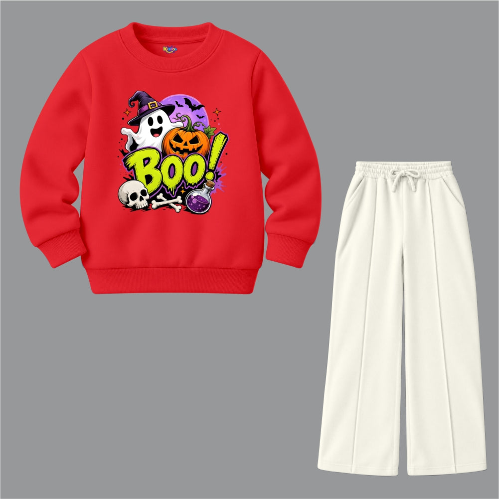 Boo Ghost Halloween (Fleece Pair)