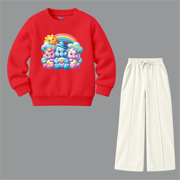 Girls Rainbow Bears (Fleece Pair)