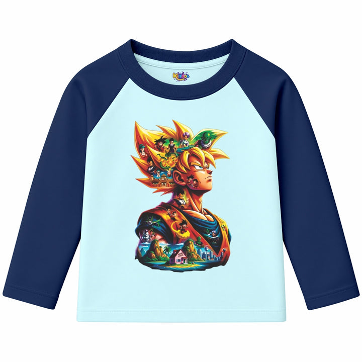 Goku Multiuniverse (Ragnal Sleeve Shirt)