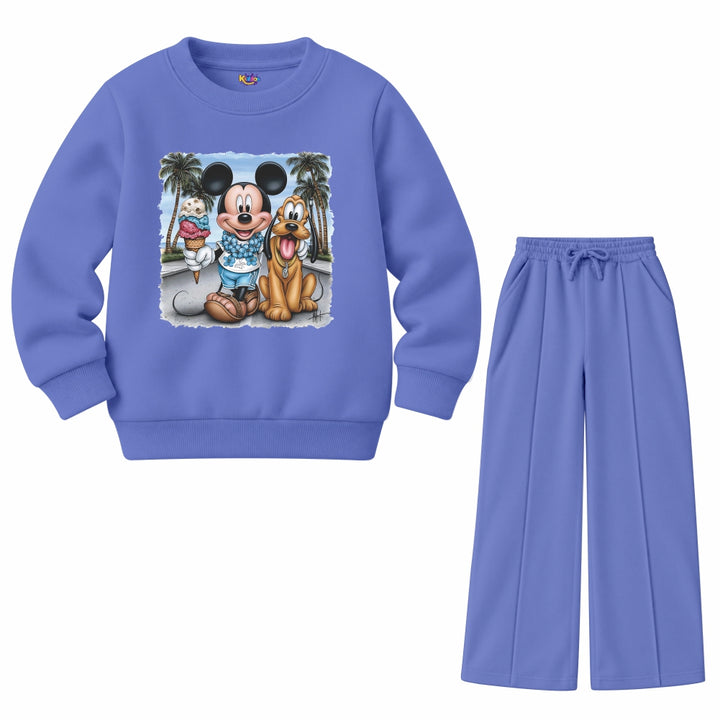 Mickey & Pluto Beach (Fleece Pair)