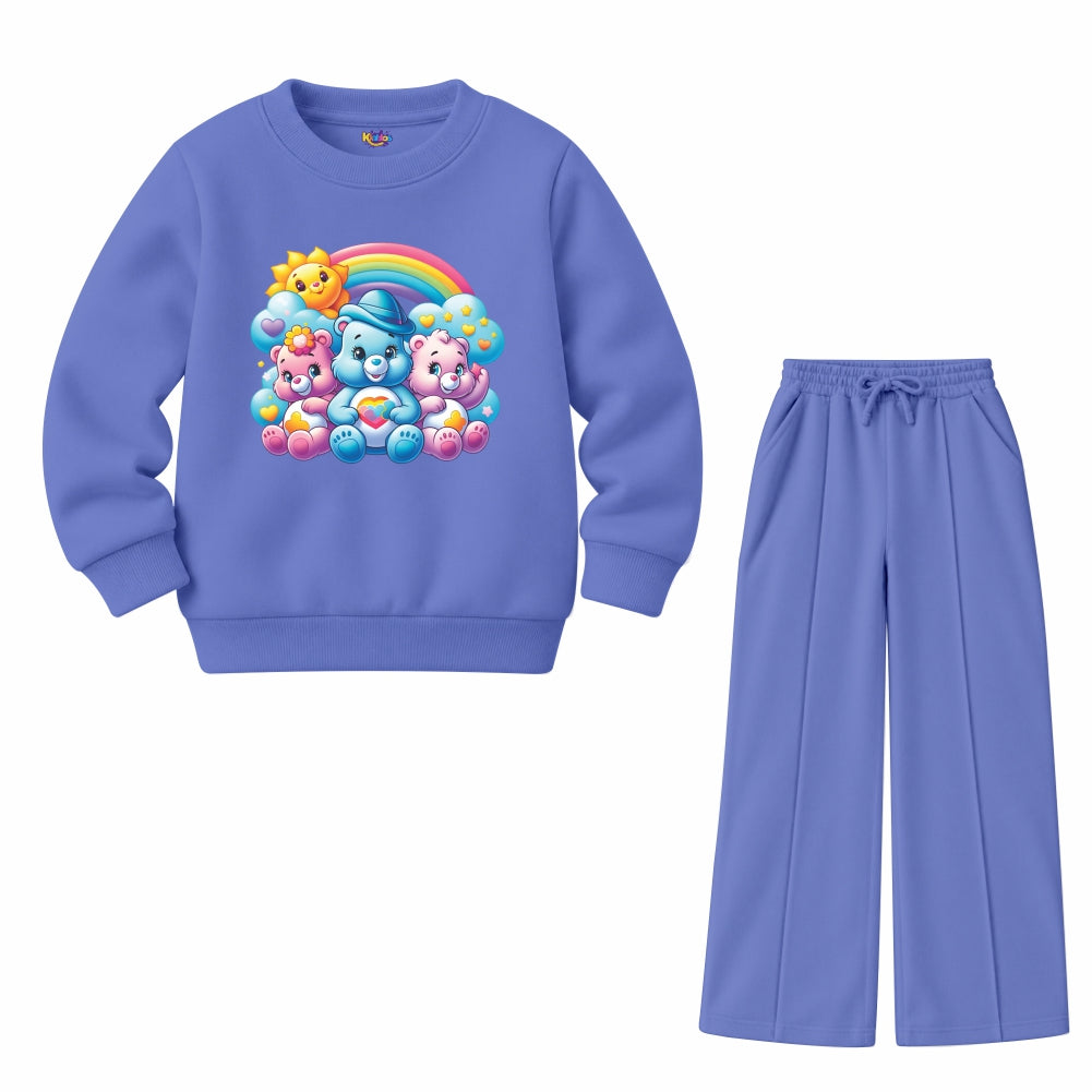 Girls Rainbow Bears (Fleece Pair)