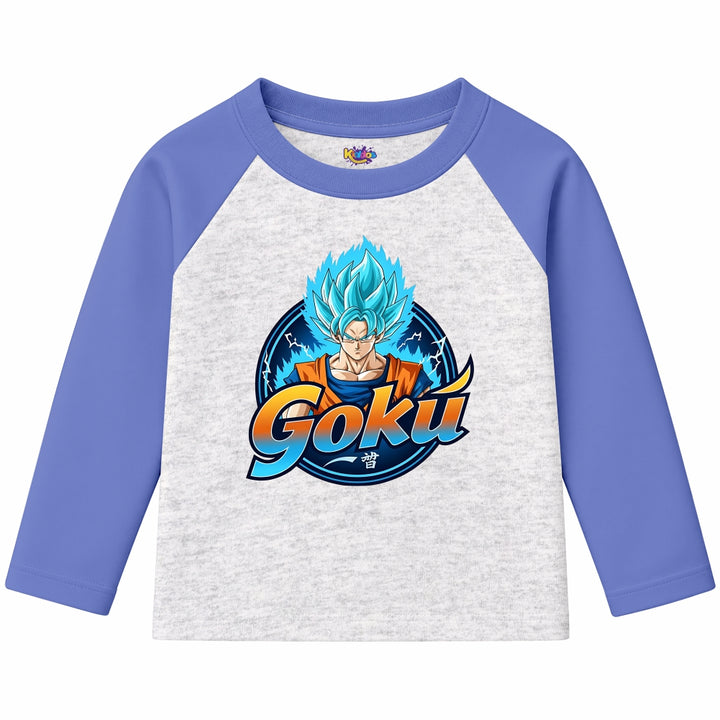 Goku Super Saiyan Blue (Ragnal Sleeve Shirt) (Copy)
