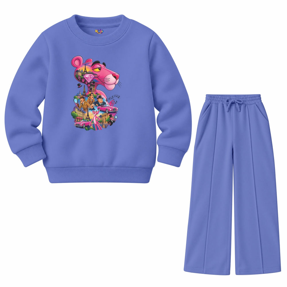 The Pink Panther with Paris diamond(Fleece Pair)