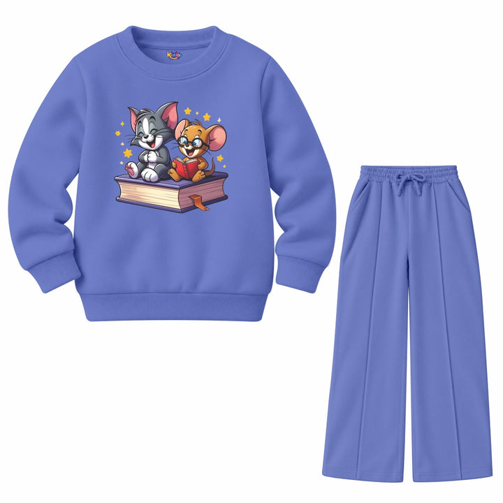 Tom & Jerry Friends Reading Book (Fleece Pair)