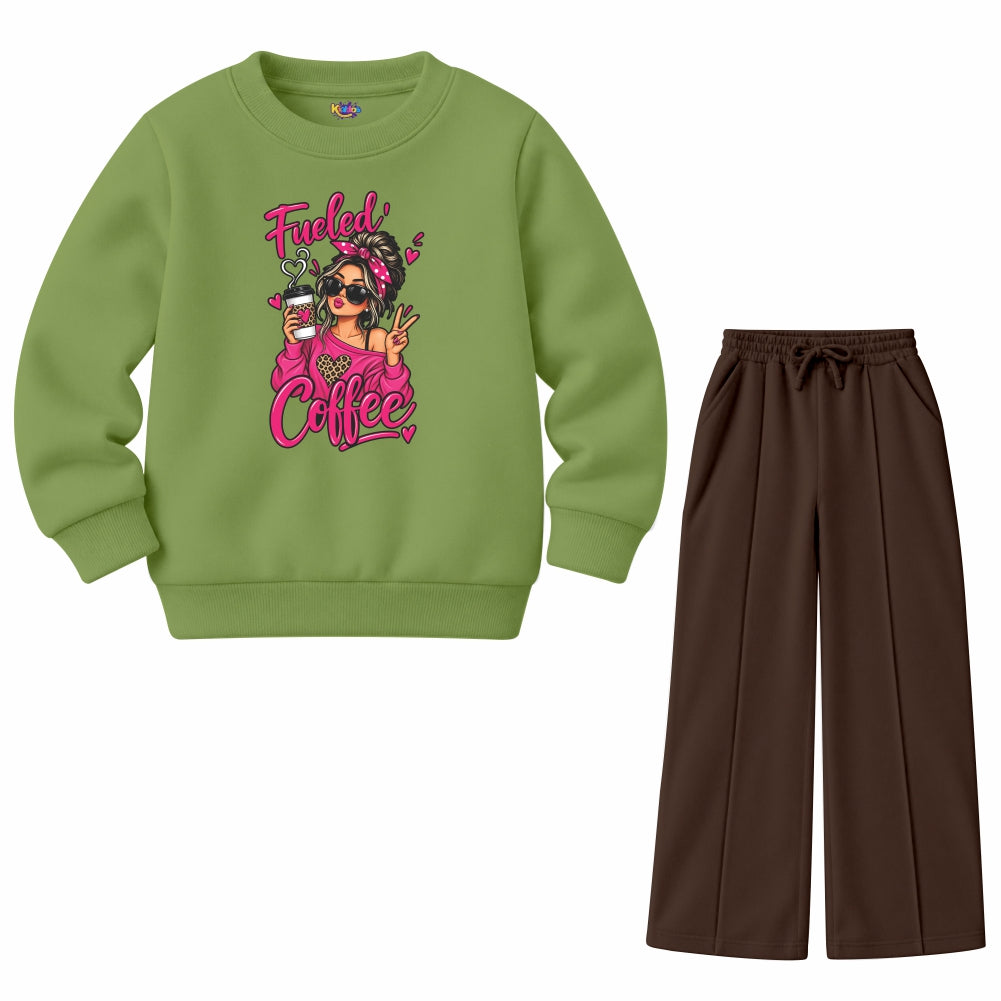 Coffee Lover Girl (Fleece Pair)