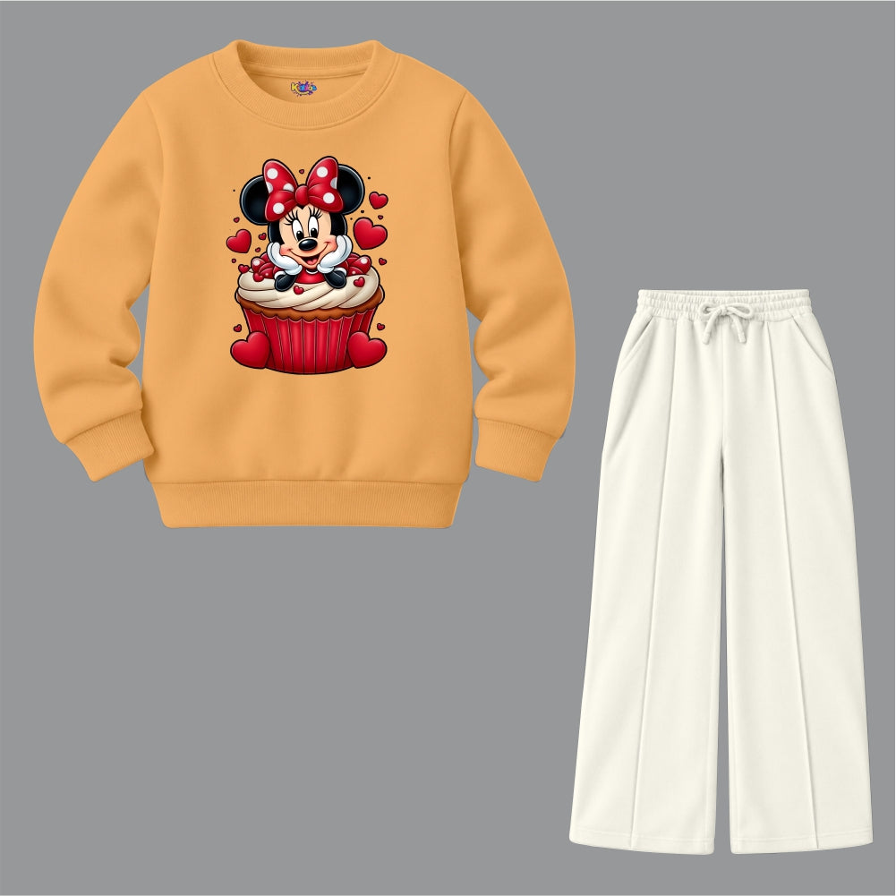 Mickey Heart Cup Cake (Fleece Pair)