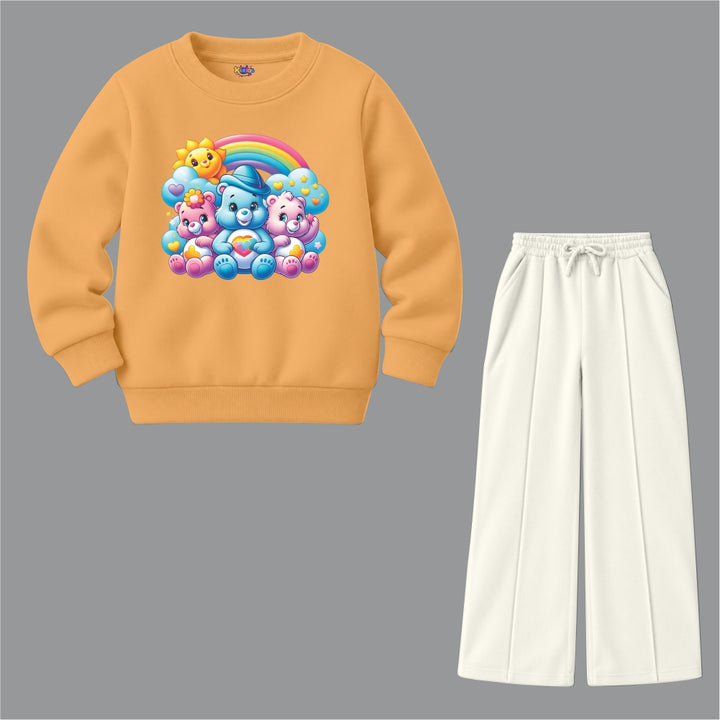 Girls Rainbow Bears (Fleece Pair)