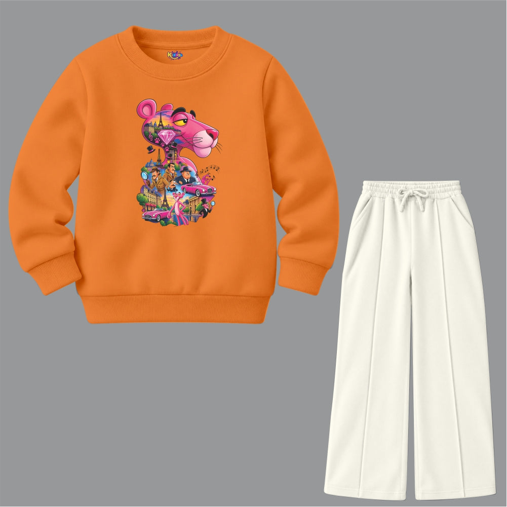 The Pink Panther with Paris diamond(Fleece Pair)