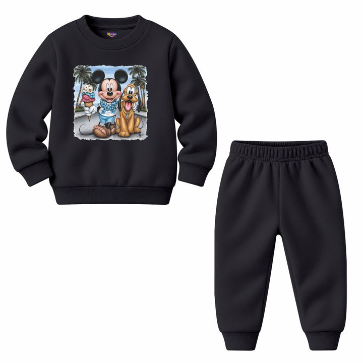 Mickey & Pluto Beach (Fleece Pair)