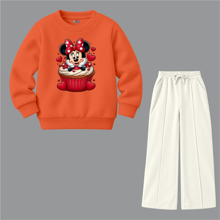Mickey Heart Cup Cake (Fleece Pair)