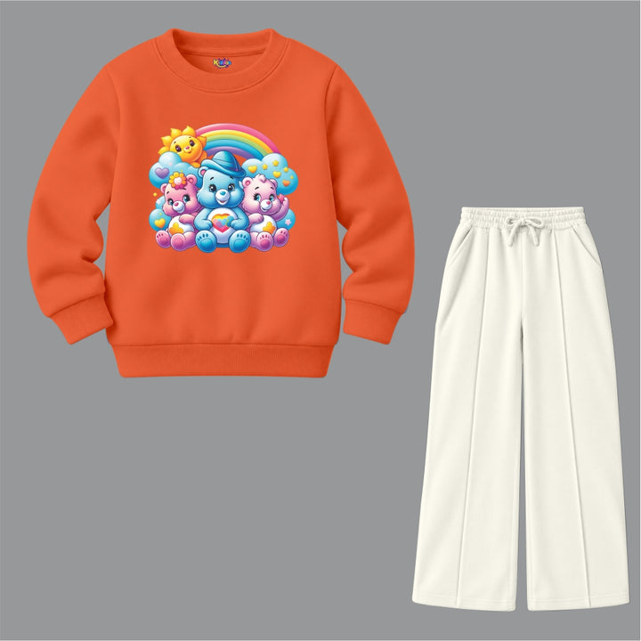 Girls Rainbow Bears (Fleece Pair)