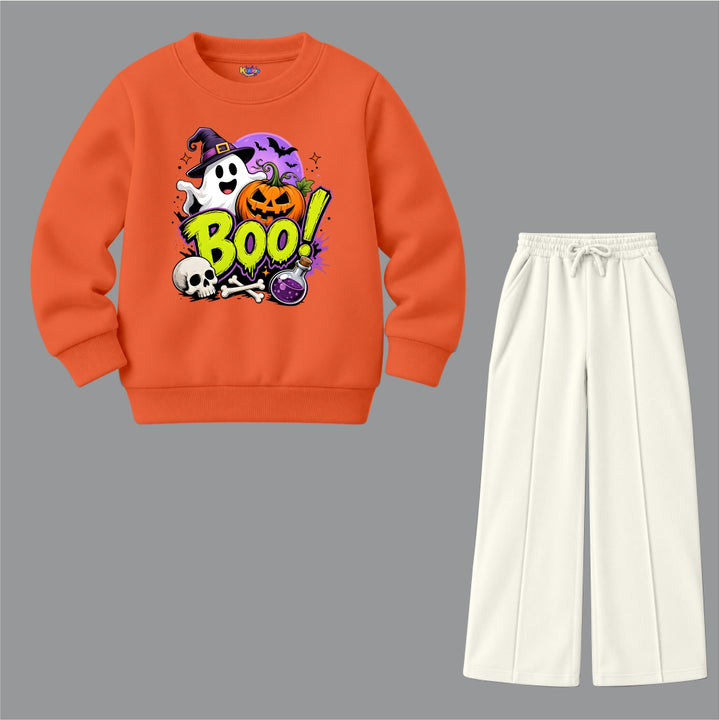 Boo Ghost Halloween (Fleece Pair)