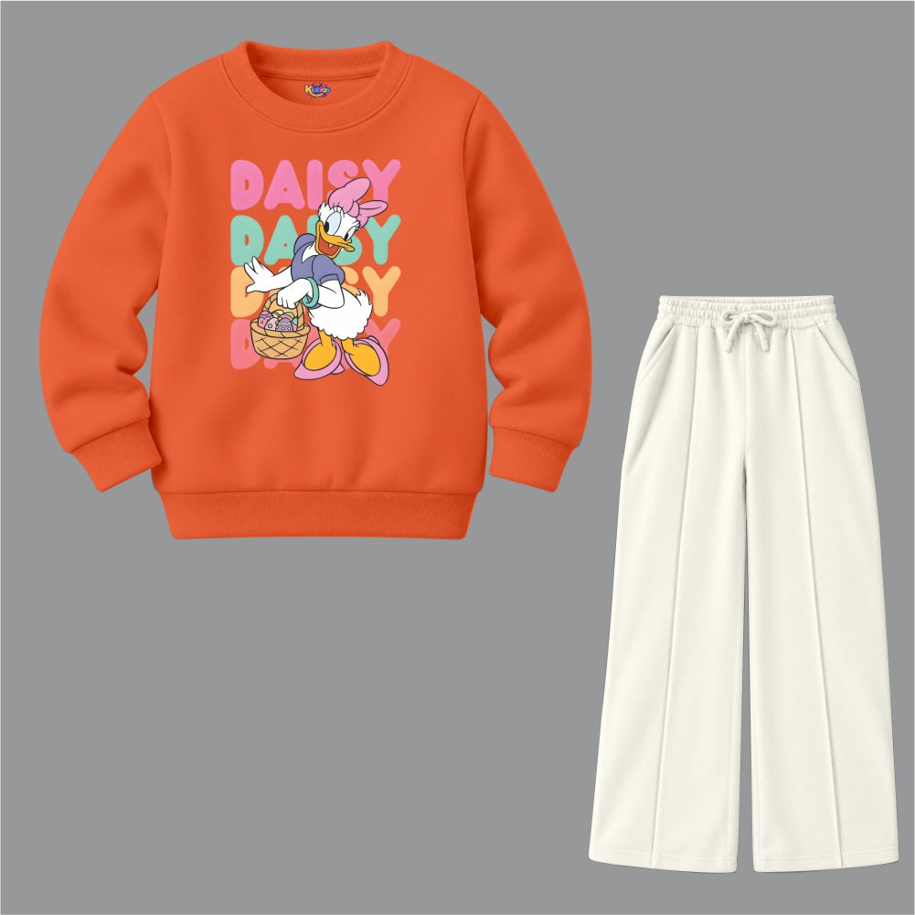 Daisy Little Girls Retro Duck (Fleece Pair)
